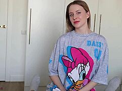 Young Stepmom Catches Stepson Jerking Off Then Fucks His Tight Pussy