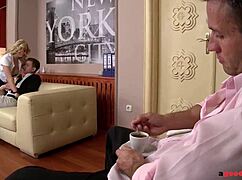 Bonnie Rose Feels the Thrill of Seducing Two Studs for Anal in the Office