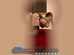 blonde hottie masturbates with dildo during sexy game