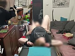 tied up on massage table for intense orgasm