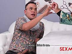 Gali Diva, the Fake Gay Man, Seduces with Big Tits and Cum in Mouth Passion