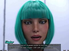 Waking Up to Huge Curvy Tits in Stranded in Space