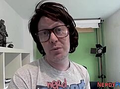 uhh, i tricked this nerd into a sloppy blowjob, didn't i?