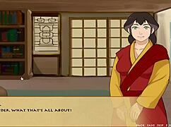 zhu li gets intimate in four elements trainer