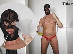 Ever tried pee drinking? This extreme kinky man gets off on peeing pleasure
