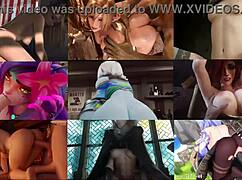 sfmporn anime collection version 10 0 2 explores game-inspired hentai scenes