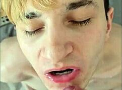 Descriptive compilation of twink teens receiving rimjobs, anal, and assfucking with big cocks leading to cum