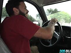 Lily's Amazing Tits on the Bus!