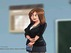 SummertimeSaga - Banging hot French teacher in episode 2-31.