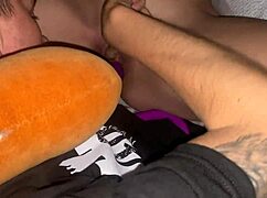 in this reality scene, the shy teen's body reacts intensely to the deep big dildo, denied orgasm.