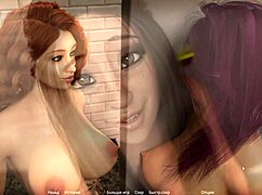 Why is the teacher diving into that muff in the hentai game