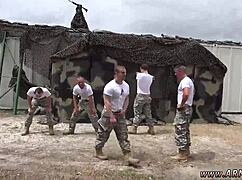 gay israeli soldiers and navy hunks fucking nude on the beach in their first movie