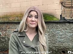 Cute Blonde Slips Into Sexy Outfit for Hot Action!