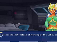 Hey, check out this Star Wars cosplay where the orange trainer slut gives a blowjob and gets dominated in BDSM 😈