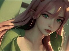 ai generated zerotwo awaits your wildest hentai fantasies.