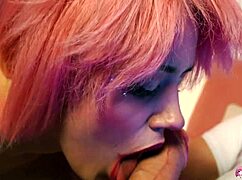 hot anime girl rihanna black enjoys sucking and riding dick