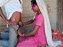 desi wife fucked in pink dress with cold drink 😏💦