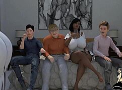 Thick slutty milfs take huge dick all weekend in mansion