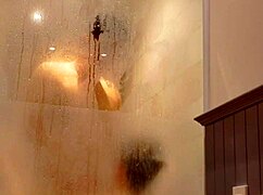 so, this gorgeous wife got pounded hard in the bathroom last night