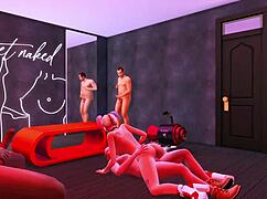 Harley Quinn turned sex slave for rough anal and bukkake