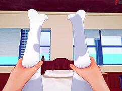 rem, the big-boobed maid from re:zero, having sex? watch the full pov version now!