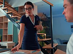 Did you see this hot teacher catch a student jerking to her pics?