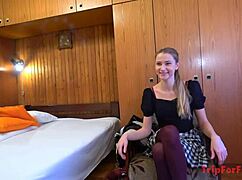 178cm Tall Russian Beauty Gets Amwf Creampie. Stunning European Model In Interracial Pov Action.