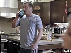 Hot Pussy Romped Spreadeagle on Couch!