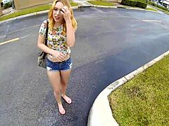 damn, lucy tyler's oral skills for cash are insane, bent over tight teen! 😍