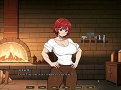 Tomboy Girl Masturbates in Hot Forge Hentai Game Episode 1
