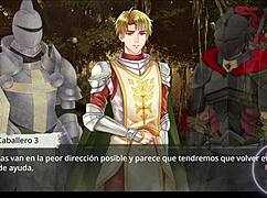 The witch faces another naked prison in this hentai game.