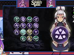 paya in legend of spirit orbs masturbates to orgasm, squirting