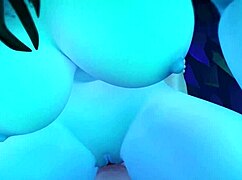 the night elf from wow rides in romantic cowgirl sex with intense orgasm