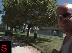 Sexy tall girl fucked in pussy with cumshot on tits from huge cock