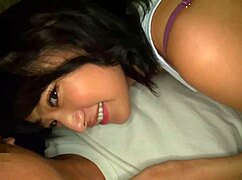 20 nagasaki kaede masturbates with vibrator while watching porn.