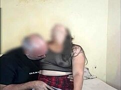 Padrastro Seduces Hijastra with Big Cock for Forbidden Bedroom Action