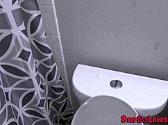 i give blowjob to bathing teen stepsister