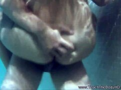 Outdoor erotic interracial massage