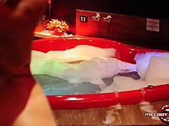 I chose a guy to fuck me good in the motel bathtub!