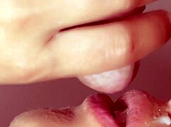 Intense uncensored Japanese step sister milking facial cumshot