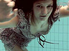 Loris Licicia Enjoys Underwater Swimming in the Nude