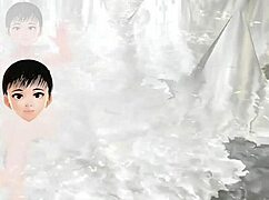 Anime Girl Leo Tries Mixed Bath In Secret Hot Spring Without Towel.