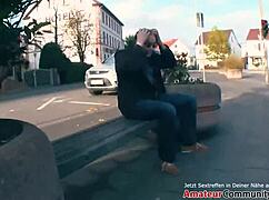 german milf picked up and fucked by stranger