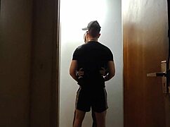 Cameras Catch Friends Fucking in the Hallway After Gym!