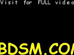 Blonde darling gets off using a thick dildo