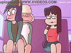 扶她杰姬在校车上猛干珍娜4K