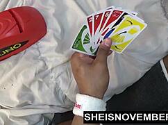 Msnovember Lifts Her Skirt To Pay Debt With Black Pussy