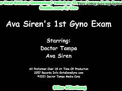 Watch Ava Siren GET HER FIRST GYNO EXAM