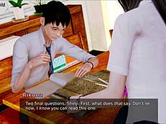 Brunette college babe in erotic anime hentai game action. Her big tits steal the show every time.