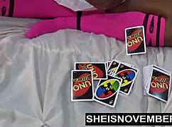 Msnovember Lifts Her Skirt To Pay Debt With Black Pussy